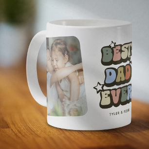 Vintage Beste Papa Ooit Foto Koffiemok