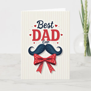 Vintage Beste Papa Ooit Kaart