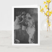 Vintage - Beste vrienden en alcohol, Kaart (Gele Bloem)