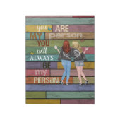 Vintage BestVriend Blanket | kerstgebak Notitieblok (Linkerzijde)