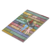 Vintage BestVriend Blanket | kerstgebak Notitieblok (Schuin)