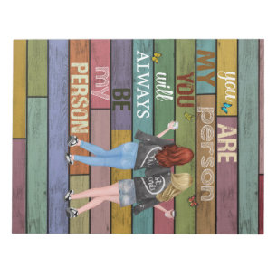 Vintage BestVriend Blanket kerstgebak Notitieblok