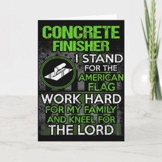 Vintage Betonafwerker I Sta Voor De Amerikaanse Kaart