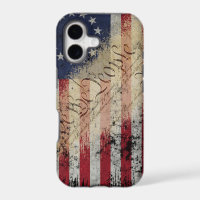 Vintage Betsy Ross Amerikaanse Vlag iPhone X Hoesj