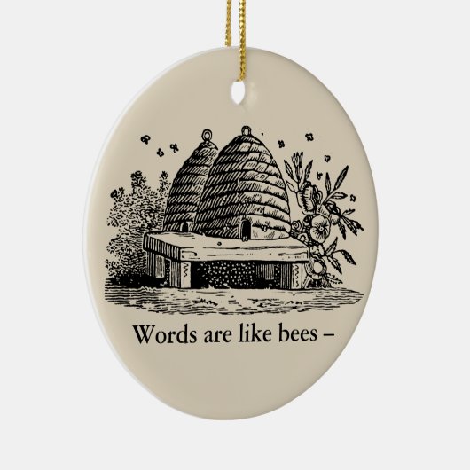 Vintage Bewick beehive ornament (Rechts)