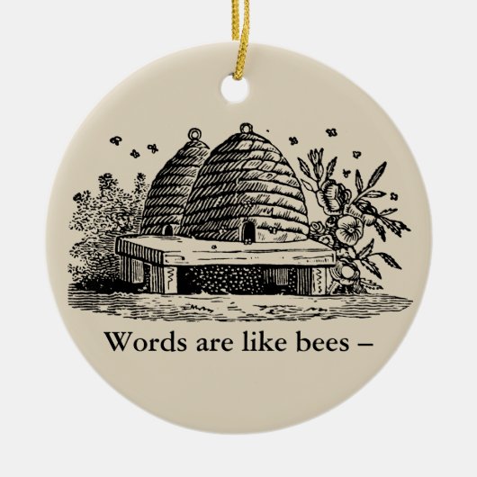 Vintage Bewick beehive ornament (Voorkant)