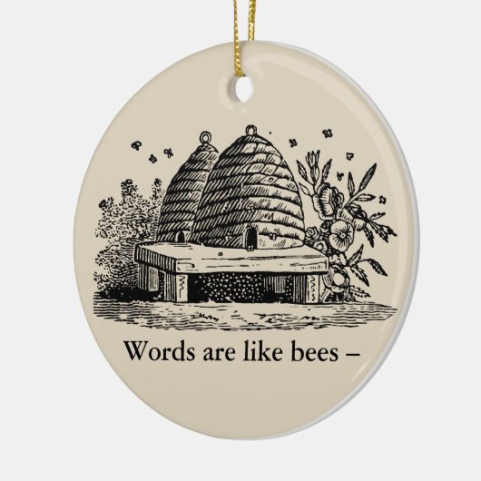 Vintage Bewick beehive ornament (Links)
