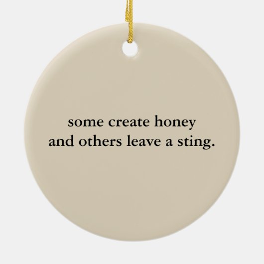 Vintage Bewick beehive ornament (Achterkant)