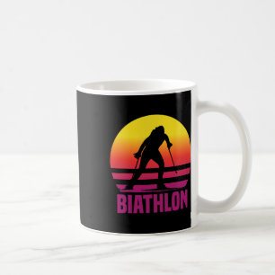 Vintage Biatlon Idea Regalo Sport Inverno Koffiemok