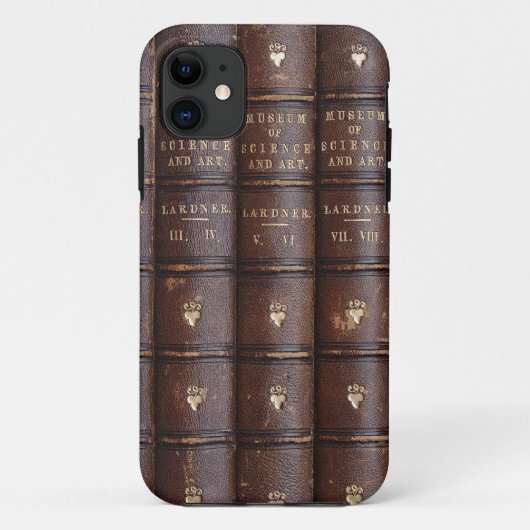 Vintage bibliotheekboeken Effect iPhone 5 hoesje (Achterkant)
