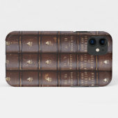 Vintage bibliotheekboeken Effect iPhone 5 hoesje (Achterkant (horizontaal))