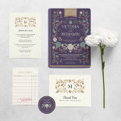 Vintage Bibliotheekkaart RSVP