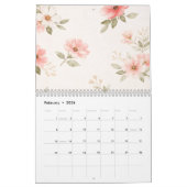 Vintage Bicycle Floral Wall Calendar Kalender (Feb 2026)