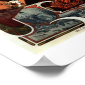 Vintage Bieres de la Meuse Parijs Frankrijk Poster (Hoek)