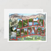 Vintage Big Letters Briefkaart (Voorkant / Achterkant)