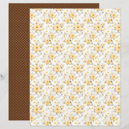 Vintage Bij Bloom Motief Papiervel