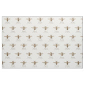 Vintage bij Franse bijen Stof (Fat Quarter)