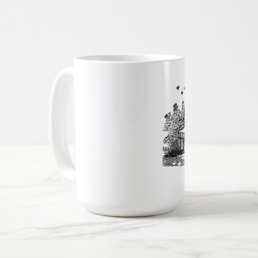 Vintage bijenkwekers mok (Voorkant links)