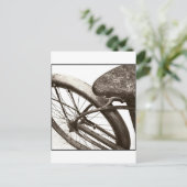 Vintage Bike Briefkaart (Staand voorkant)