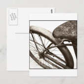 Vintage Bike Briefkaart (Voorkant / Achterkant)