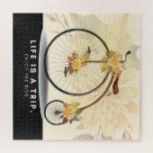 Vintage Bike | Geniet van de Ride Legpuzzel (Horizontaal)