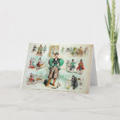 Vintage Bike Note Cards Kaart (Achterkant)