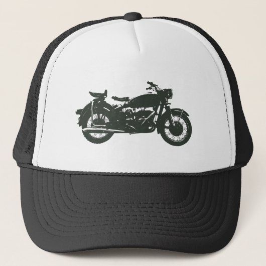 Vintage Bike Trucker Pet (Voorkant)