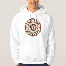 Vintage Biker Weg Beweging Hoodie