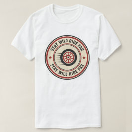 Vintage Biker Weg Beweging T-shirt