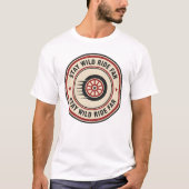 Vintage Biker Weg Beweging T-shirt (Voorkant)