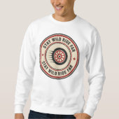 Vintage Biker Weg Beweging Trui (Voorkant)
