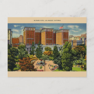 Vintage Biltmore Hotel Los Angeles Briefkaart