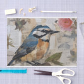 Vintage Bird  Decoupae Bird Decoupage Tissuepapier (Craft)