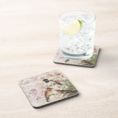 Vintage Bird Ephemera Bier Onderzetter (Rechterzijde)