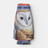 "Vintage Bird Stamps of Madagascar" Flesjeskoeler (Voorkant)