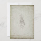 VINTAGE BIRD WEDDING COLLECTIE KAART (Achterkant)