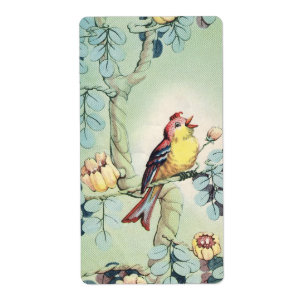 Vintage Birdie Etiket