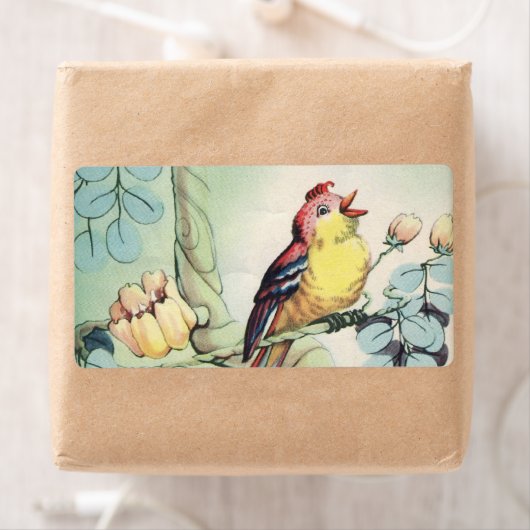 Vintage Birdie Etiket (Insitu)