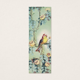 Vintage Birdie Mini Visitekaartjes