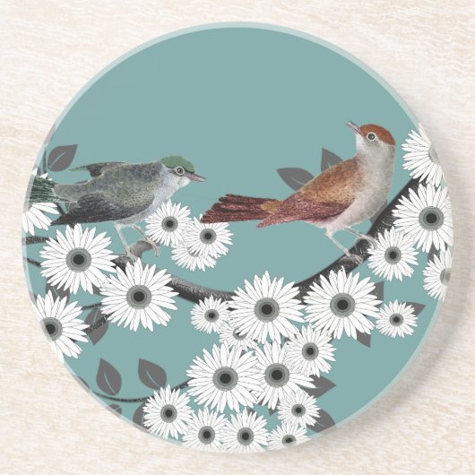 Vintage Birds Onderzetters (Voorkant)