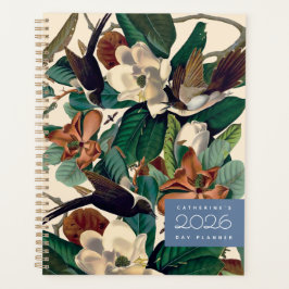 Vintage Birds with Magnolia 2026 Day Planner
