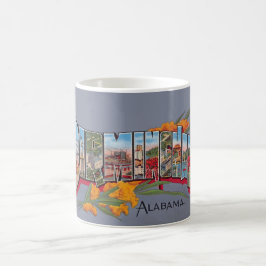 Vintage Birmingham AL Postcard Mug Koffiemok