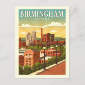 Vintage Birmingham, Alabama Briefkaart (Voorkant)