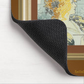 Vintage Biscuits Chocolat Delacre ad Mousepad Muismat (Hoek)