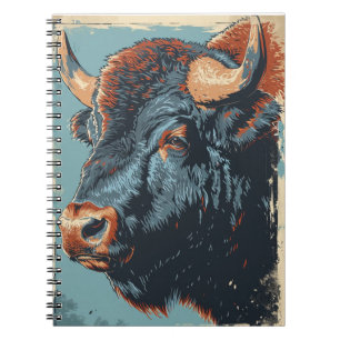 Vintage Bison Notitieboek