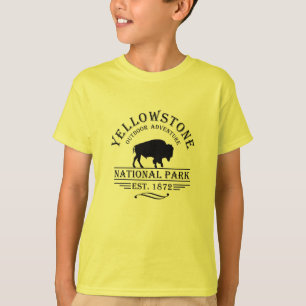 Vintage Bizon Yellowstone National Park T-shirt
