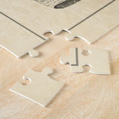 Vintage Black and White Conch Shell Legpuzzel (Zijkant)