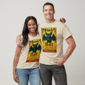 Vintage Black Bat Firecracker Label T-Shirt (Unisex)