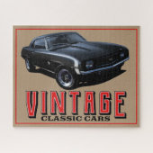 Vintage Black Camaro Legpuzzel (Horizontaal)