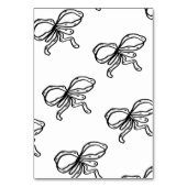 Vintage Black & White Hand-drawn Frame Wedding Kaart (Achterkant)